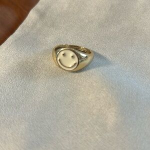 Smiley face ring